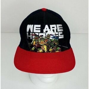 Nickelodeon Ninja Turtles Official TMNT Wool Blend Snapback Hat Cap Youth